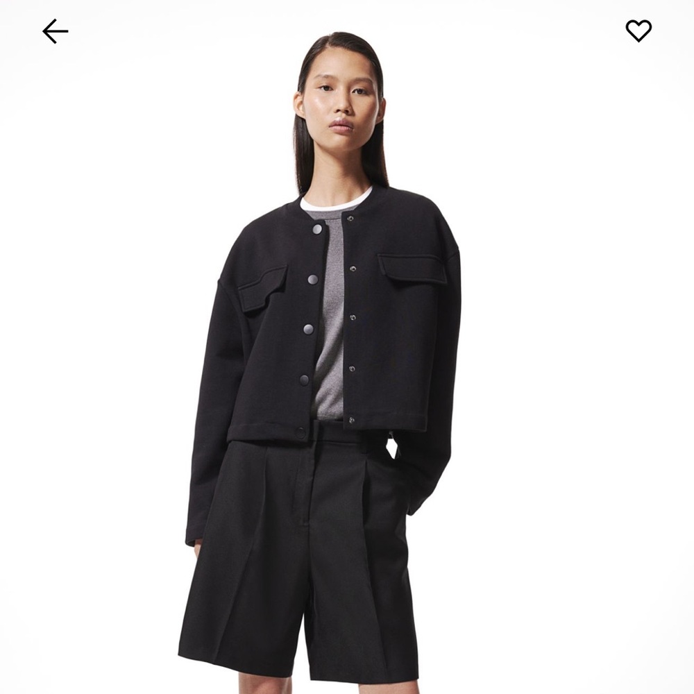 H&M Sweatshirt Cardigan / Varsity Jacket XL